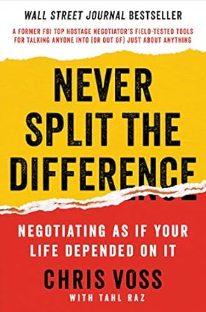 Top 10 Sales Books of All Time Never Split the Difference Chris Voss